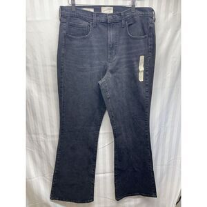 Universal Thread High Rise Flare Comfort Stretch‎ Black Jeans size 12R - NWT